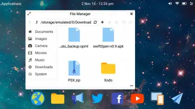 Captura de tela de Leena Desktop UI 6