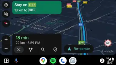 Captura de tela de Android Auto 2
