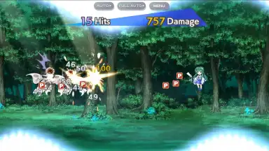 Captura de tela de Touhou LostWord 9