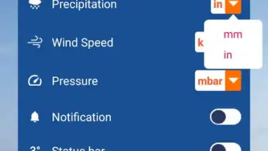 Captura de tela de Weather Forecast 5