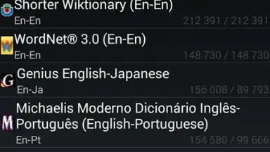 Captura de tela de GoldenDict Free 1