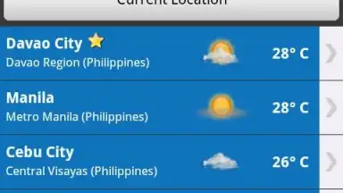 Captura de tela de PH Weather 6