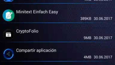 Captura de tela de Bluetooth App Sender 1