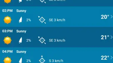 Captura de tela de Weather XL PRO 9