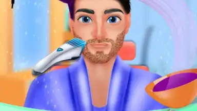 Captura de tela de Barber Salon Beard & Hair Game 5