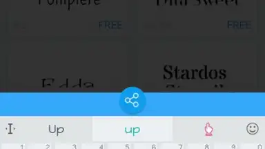 Captura de tela de TouchPal Lite 4