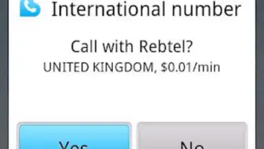 Captura de tela de Rebtel: Llamadas y SMS Gratis 3
