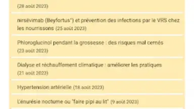 Captura de tela de Application Prescrire 6