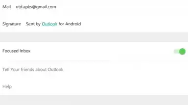 Captura de tela de Microsoft Outlook 3