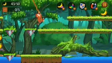Captura de tela de Jungle Monkey Run 10