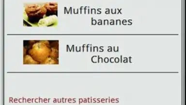 Captura de tela de Recettes patisseries 3