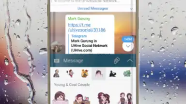 Captura de tela de Via Messenger - Unofficial Telegram App 11
