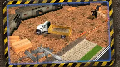 Captura de tela de Construction Trucker 3D Sim 1