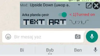 Captura de tela de Upside Down Chat+ 6