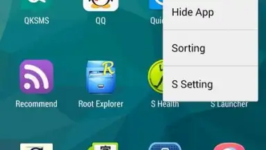 Captura de tela de S Launcher 4