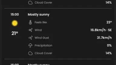 Captura de tela de Clima – Weather Forecast 6