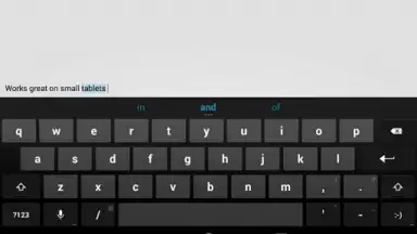 Captura de tela de Android Keyboard (AOSP) 1