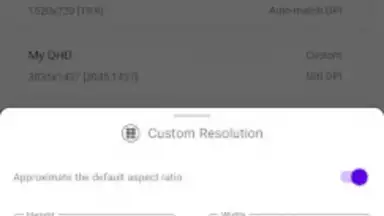 Captura de tela de Pixels: Resolution+DPI Changer 1