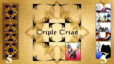 Captura de tela de Triple Triad 2