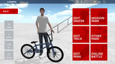 Captura de tela de BMX Space 8