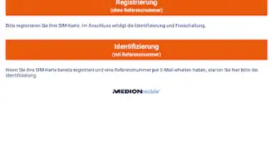 Captura de tela de ALDI TALK Registration 2