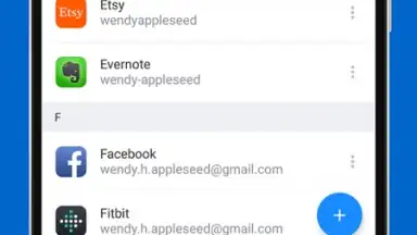Captura de tela de 1Password 8