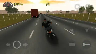 Captura de tela de Moto Wheelie 3D 9