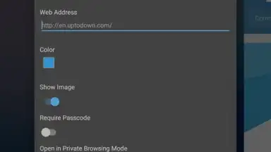 Captura de tela de Surfy Browser 3