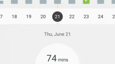 Captura de tela de Samsung Health (Android Wear) 1