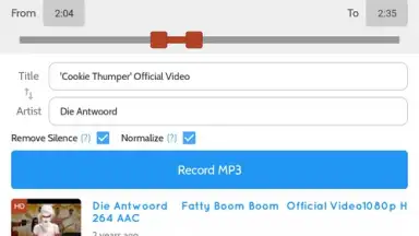 Captura de tela de Peggo - YouTube to MP3 Converter 4