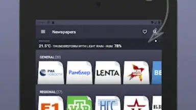 Captura de tela de Russian Newspapers 6