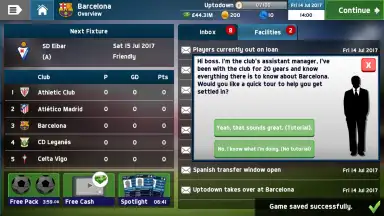 Captura de tela de Soccer Manager 2018 15