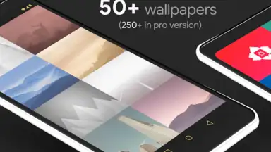 Captura de tela de Lines Dark - Icon Pack 6