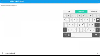 Captura de tela de Teclado Xperia 3