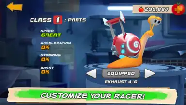 Captura de tela de Turbo Racing League 3