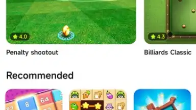 Captura de tela de Xiaomi Game Center 3