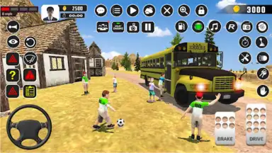 Captura de tela de Offroad School Bus Driver Game 6