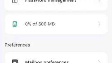 Captura de tela de Proton Mail 12