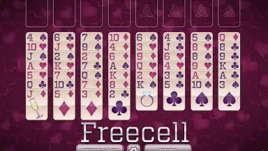 Captura de tela de Valentine Solitaire FREE 2