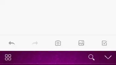 Captura de tela de Lavender iKeyboard Theme 2