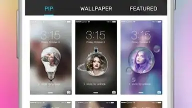 Captura de tela de PIP Lock Screen 8