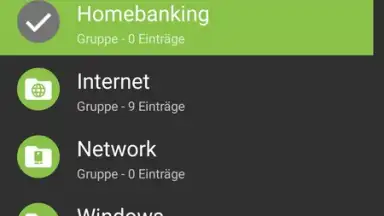 Captura de tela de Keepass2Android 7