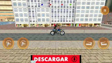 Captura de tela de London City Motorbike Stunt Riding Simulator 1