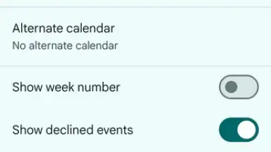 Captura de tela de Google Calendar 2