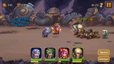 Captura de tela de Heroes Legend: Idle Battle War 9