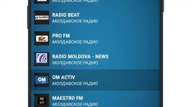 Captura de tela de Radio Moldova 4