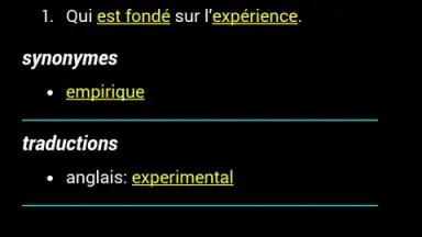 Captura de tela de French Dictionary - Offline 5