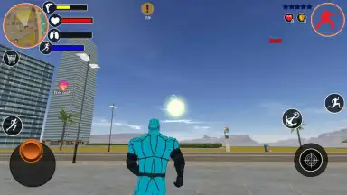 Captura de tela de Miami Rope Hero 2