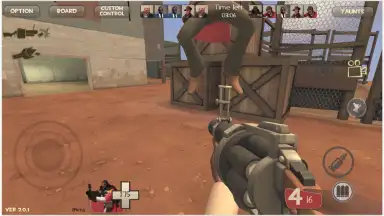 Captura de tela de Team of 2 Fort Mobile 4