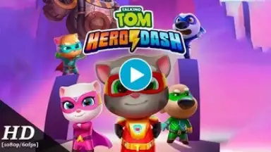 Captura de tela de Talking Tom Hero Dash 1